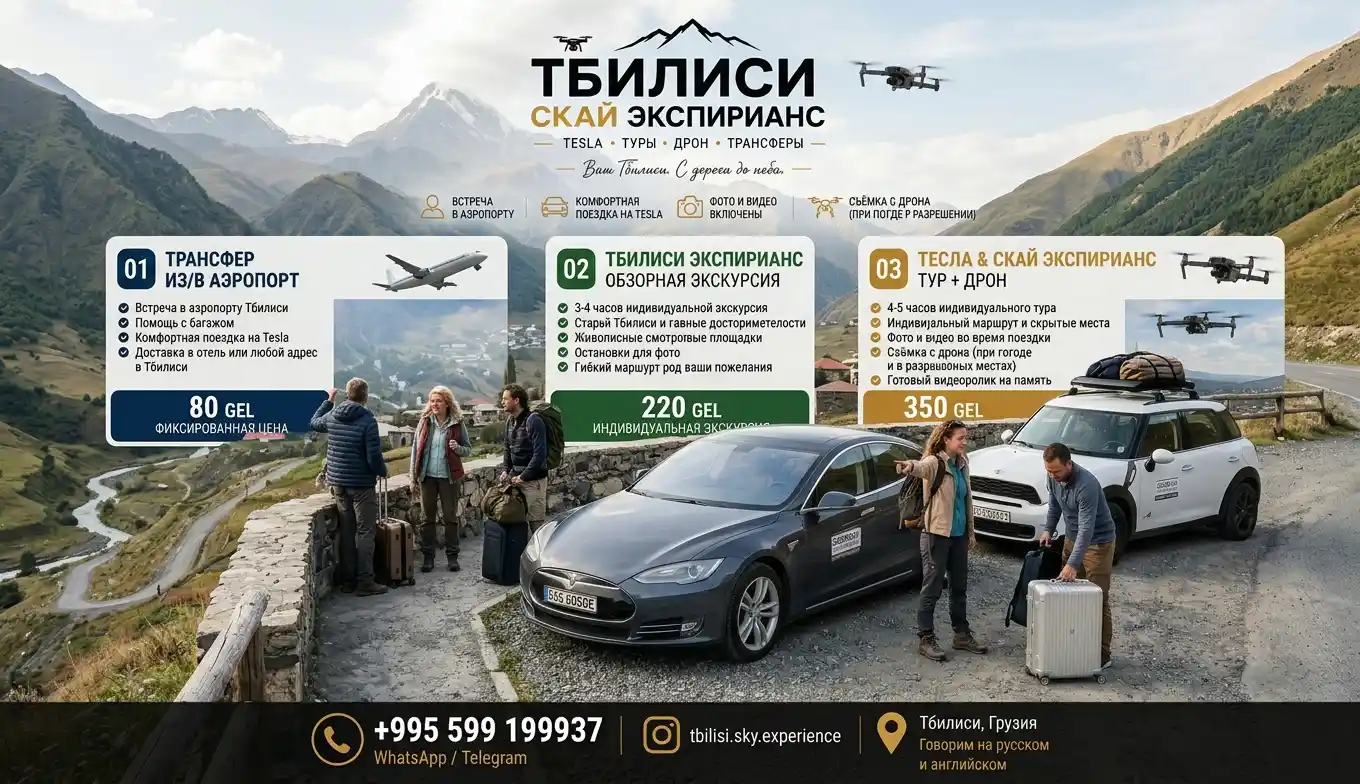 Индивидуальные трансферы по Грузии